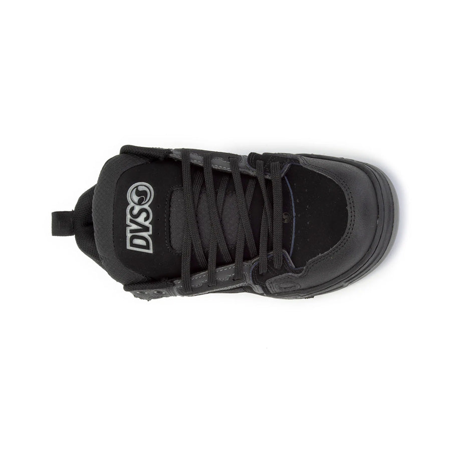 DVS Comanche Shoe Black Reflective Charcoal Leather
