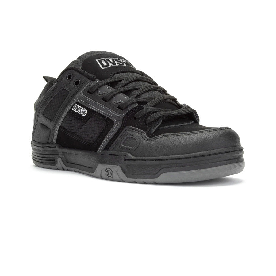 DVS Comanche Shoe Black Reflective Charcoal Leather
