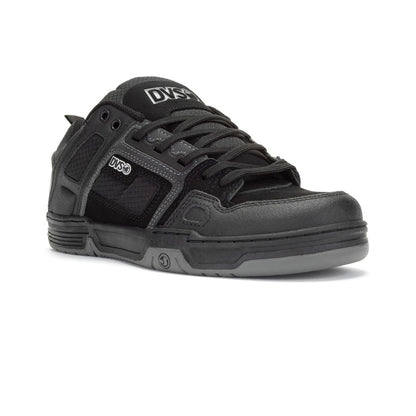 DVS Comanche Shoe Black Reflective Charcoal Leather