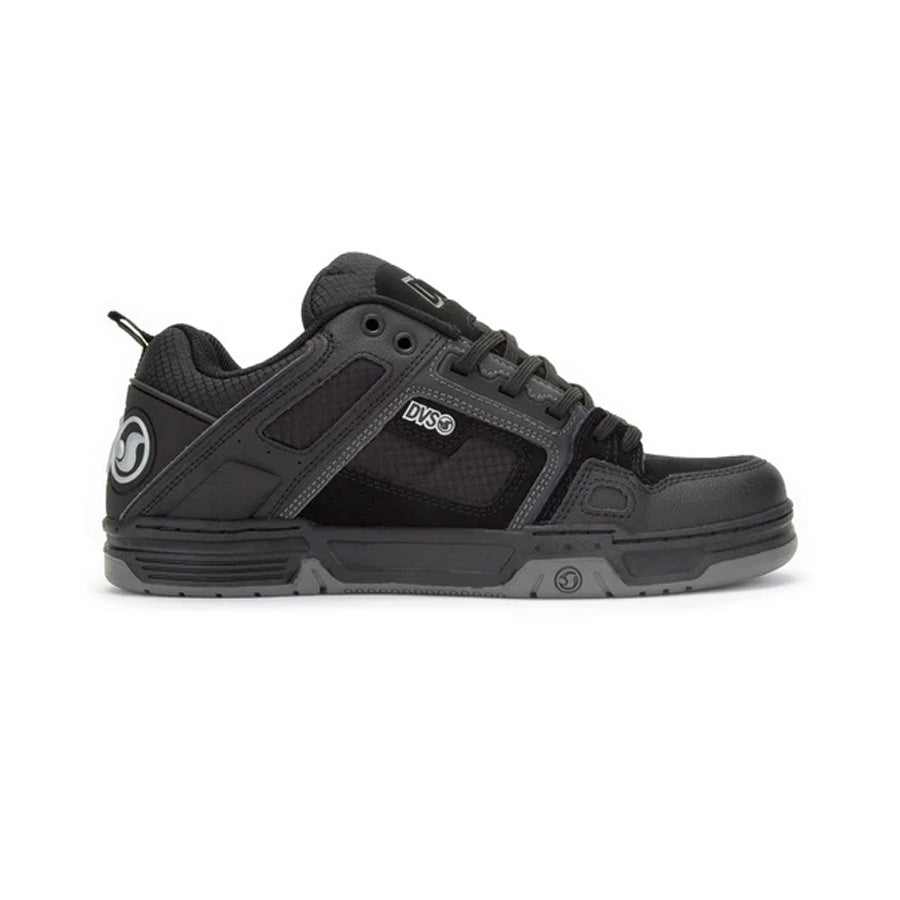 DVS Comanche Shoe Black Reflective Charcoal Leather