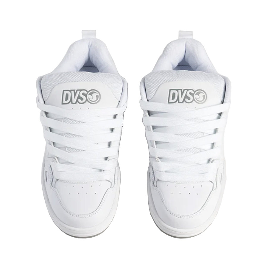 DVS Comanche Shoe White/White Grey Leather