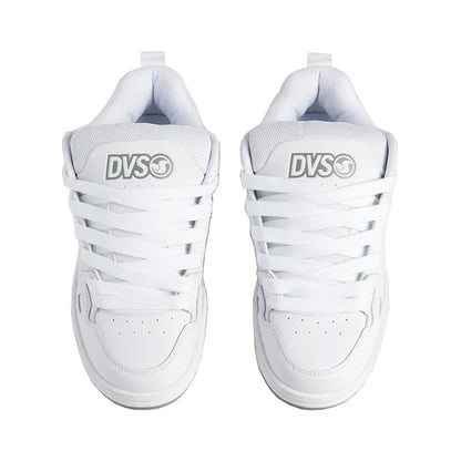 DVS Comanche Shoe White/White Grey Leather