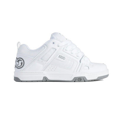 DVS Comanche Shoe White/White Grey Leather