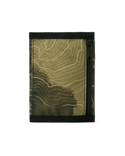 Dakine Vert Rail Wallet Earth Topo
