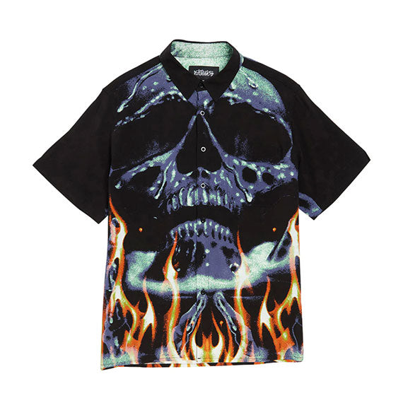 Deathwish Boiling Point Rayon Button Up