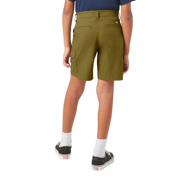 Dickies Kids Ripstop Cargo Short Dark Olive