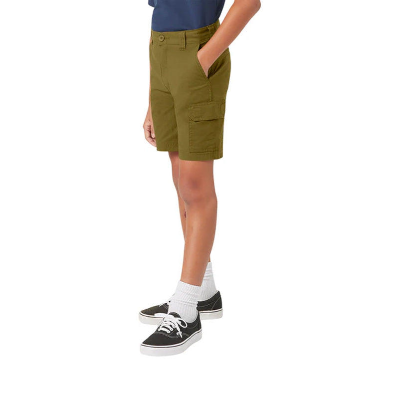 Dickies Kids Ripstop Cargo Short Dark Olive