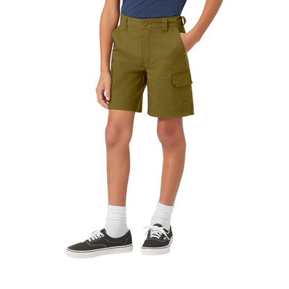 Dickies Kids Ripstop Cargo Short Dark Olive