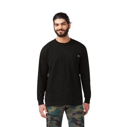 Dickies Long Sleeve Heavyweight Pocket T-Shirt Tall Black