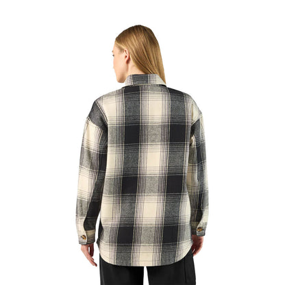 Dickies Women's Flannel Plaid Shacket Black
