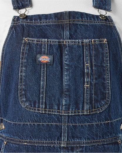 Dickies Women's Mechanic Loose Fit Bib Overall Dark Indigo
