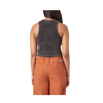 Dickies Women's Newington Tank Black Heritage Wash
