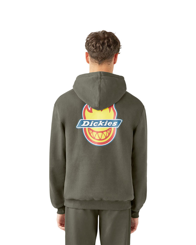 Dickies x Spitfire Fleece Pullover Hoodie Olive Green – The