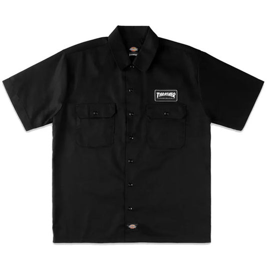 Dickies x Thrasher Short Sleeve Workshirt Black