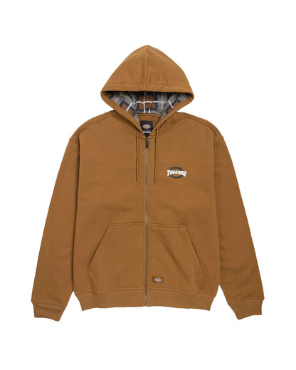 Dickies x Thrasher X Fleece Zip Hoodie 0BD