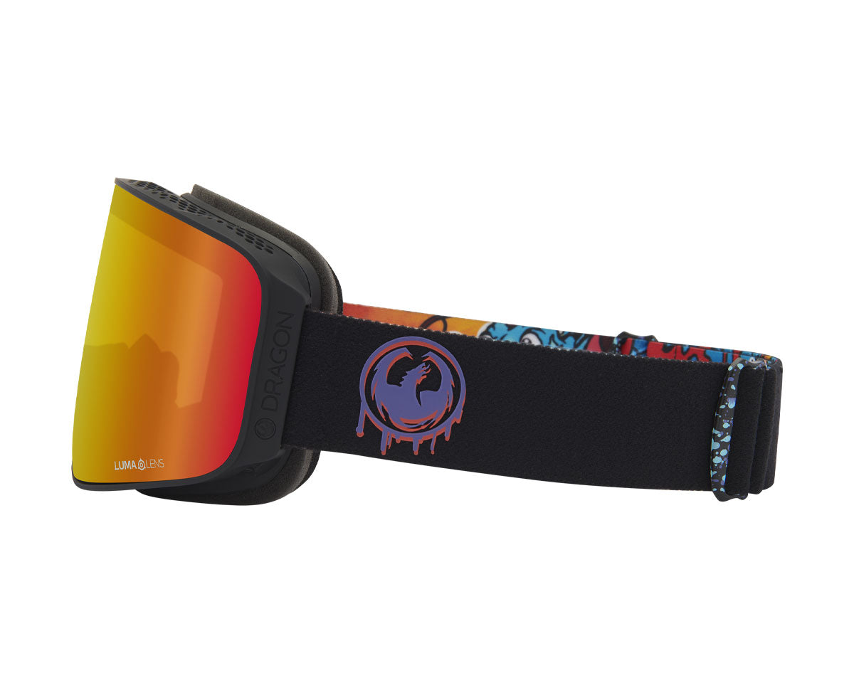 Dragon Nfx Mag Otg Goggle Rattled/Ll Red Ion + Amber 2026