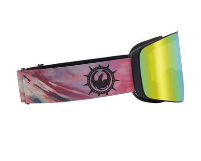 Dragon Slain Mag Cyl Goggle Burnout/Lumilens Gold Ion + Bonus Lens 2027