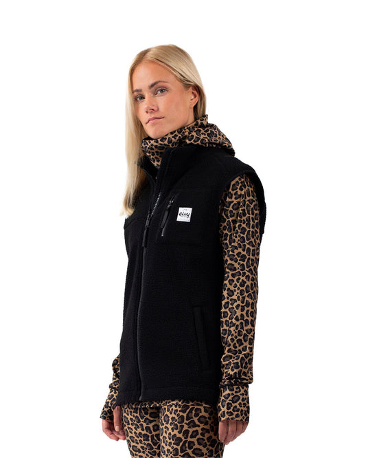 Eivy Women's Lumberjackie Sherpa Vest Black 2026