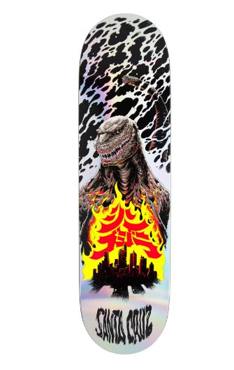 Santa Cruz X Godzilla Shin Knox Firepit Deck