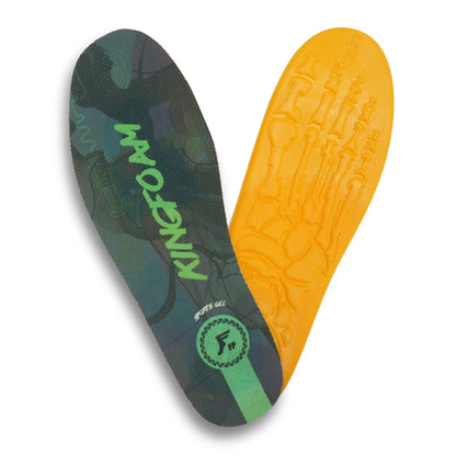 FP Kingfoam Orthotics Fluidx Insoles Black Camo Green