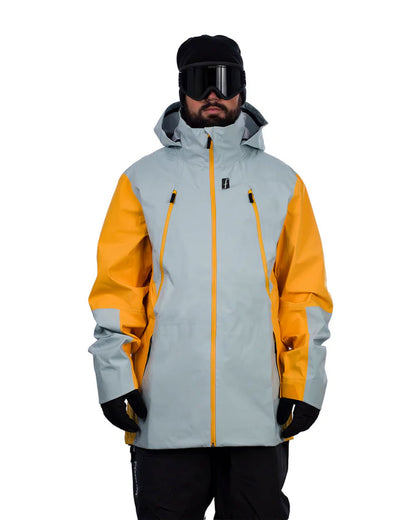 Forum Men's 3-Layer All Mountain Jacket Mist/Alpine Yellow