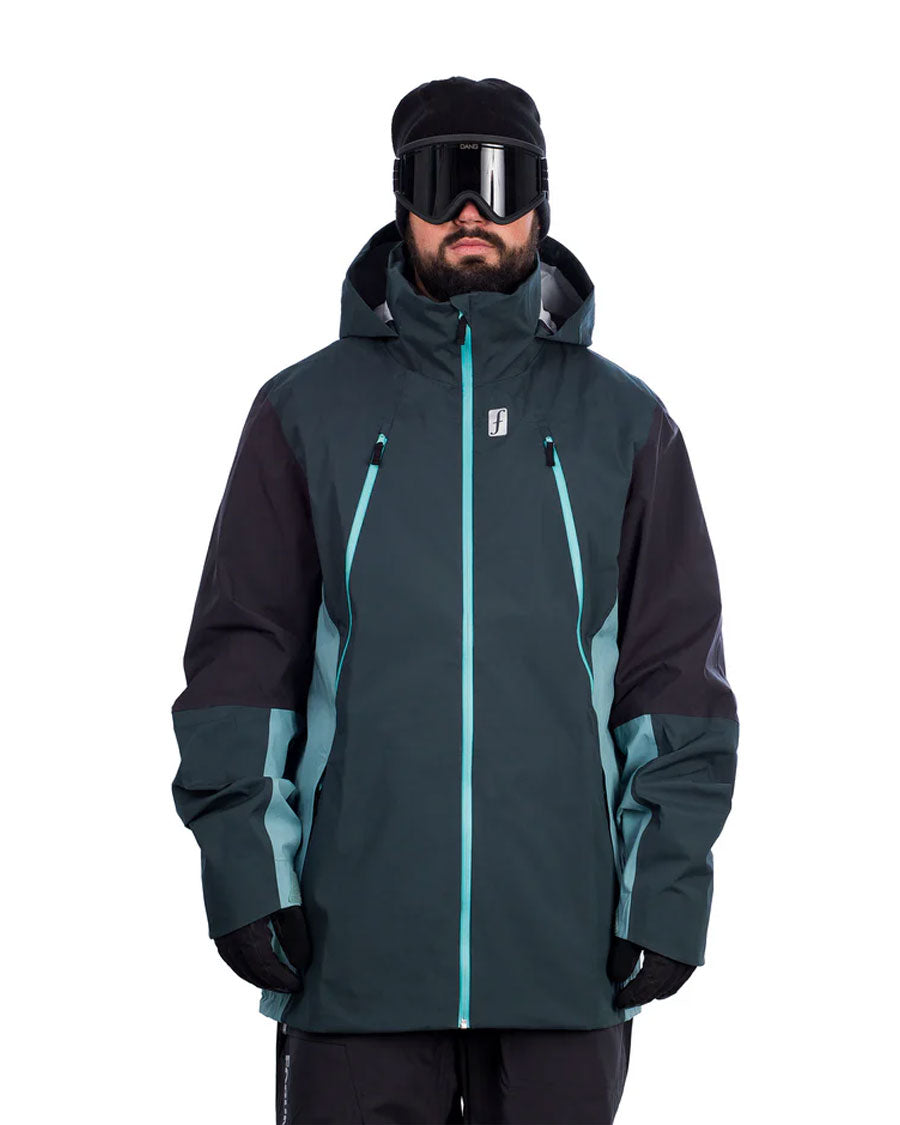 Forum Men's 3-Layer All-Mountain Jacket Deep Ocean/Marine/Black 2026