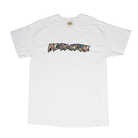 Fucking Awesome Dill Collage Logo Short Sleeve T-Shirt White