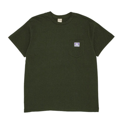 Fucking Awesome Eye Patch Pocket T-Shirt Forest Green
