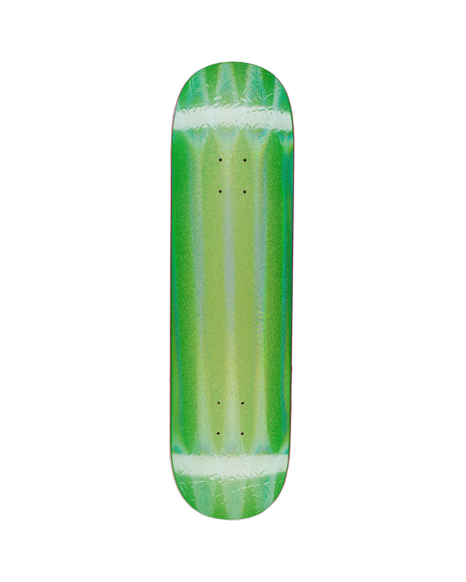 Fucking Awesome Neon Green Stamp Embossed Deck
