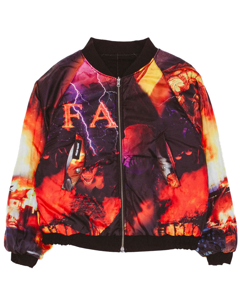 Fucking Awesome Reversible Bomber Jacket Black