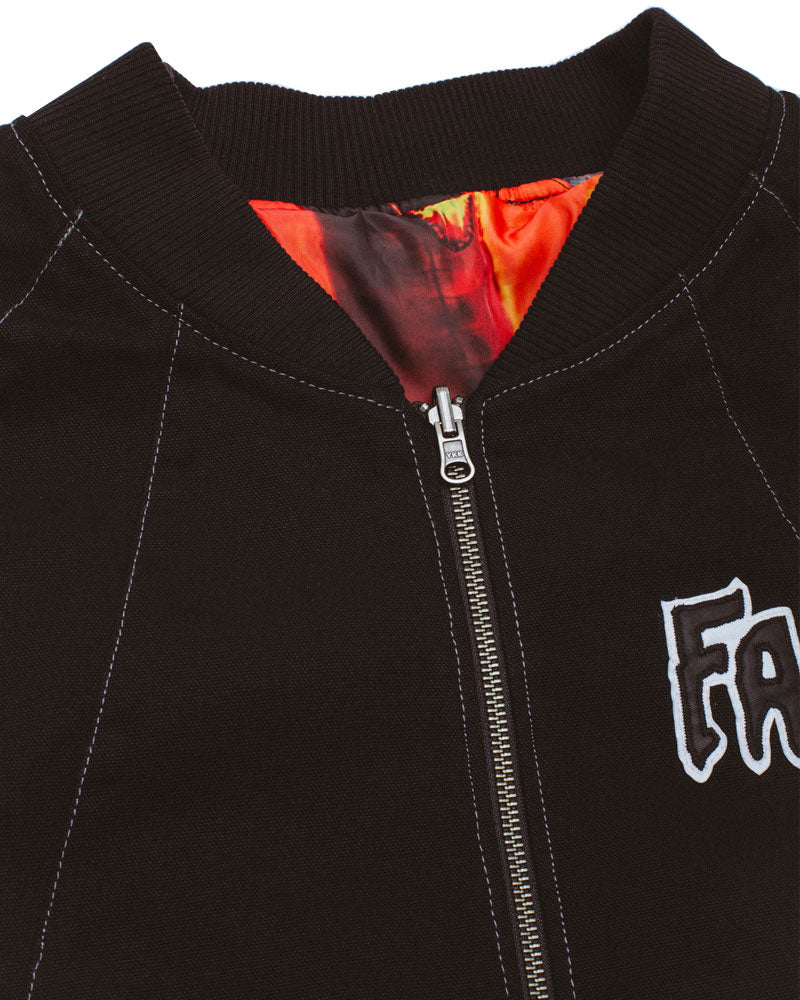 Fucking Awesome Reversible Bomber Jacket Black
