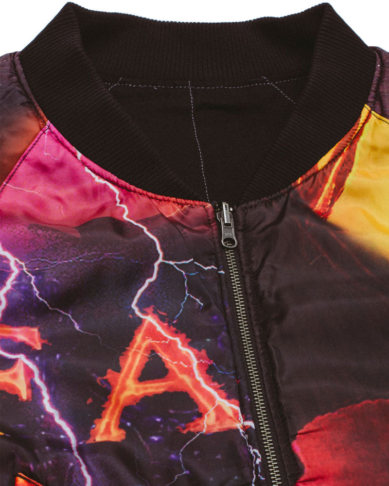 Fucking Awesome Reversible Bomber Jacket Black