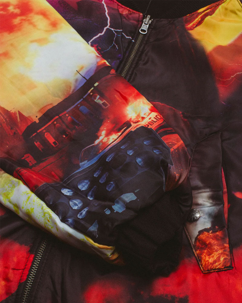 Fucking Awesome Reversible Bomber Jacket Black