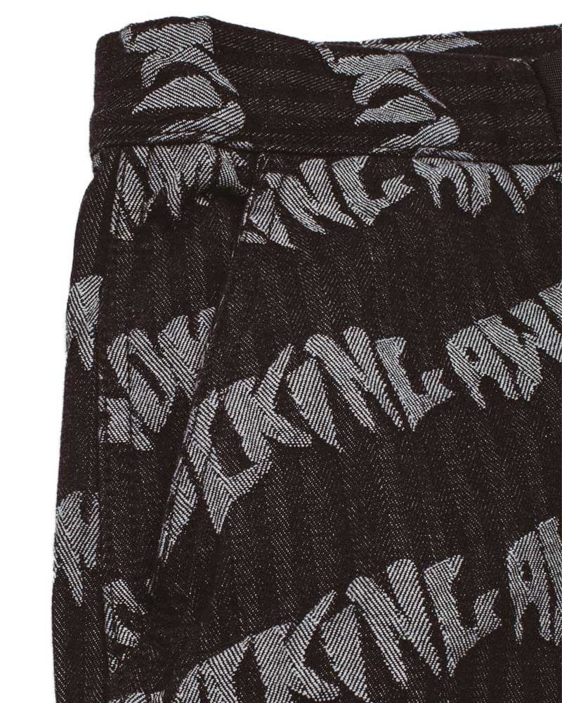 Fucking Awesome Ripstop Cargo Pant AOP Logo Black
