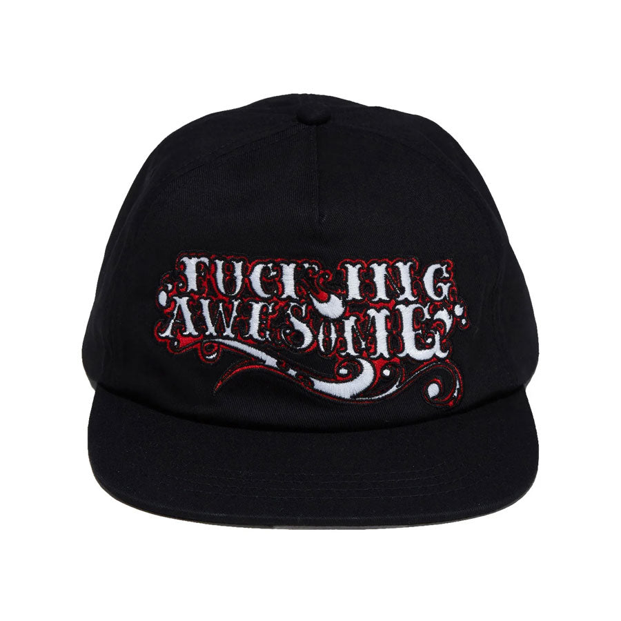Fucking Awesome Steakhouse Cap Black