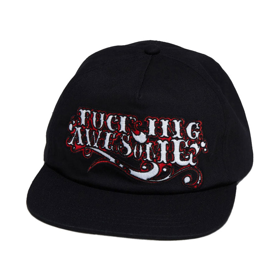 Fucking Awesome Steakhouse Cap Black