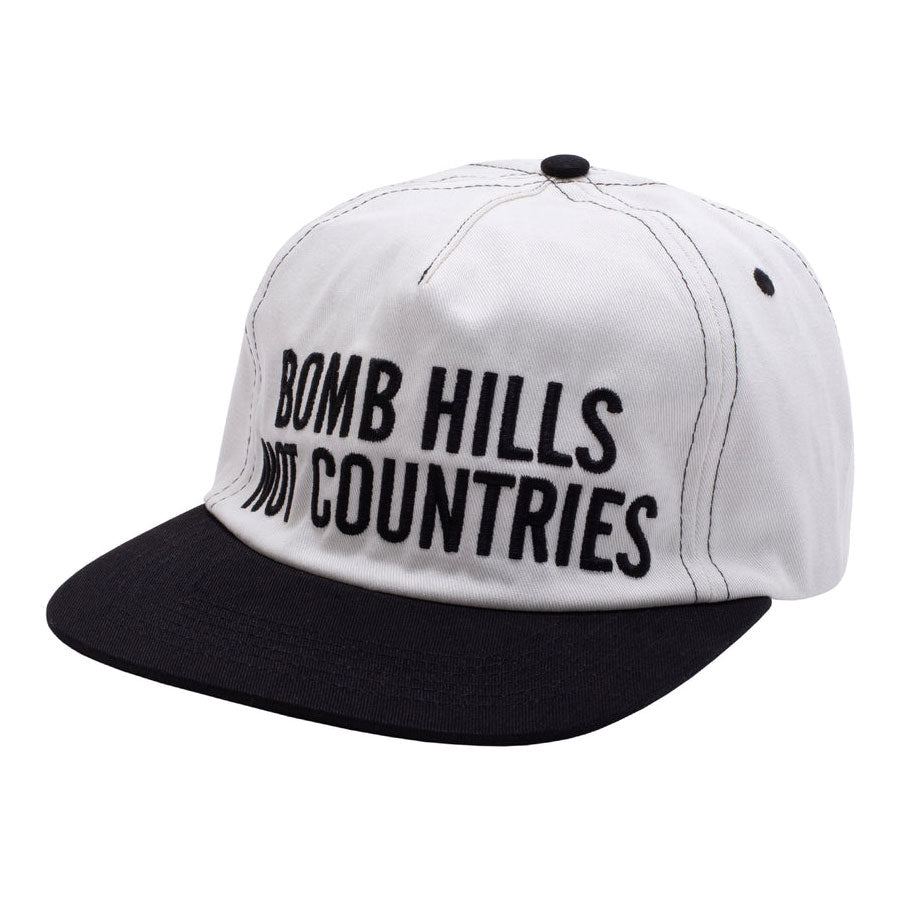 GX1000 Bomb Hills Hat 5 Panel Polo Snapback White