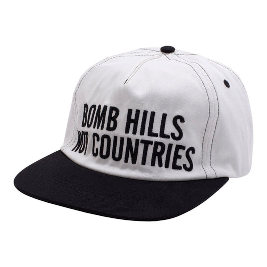 GX1000 Bomb Hills Hat 5 Panel Polo Snapback White