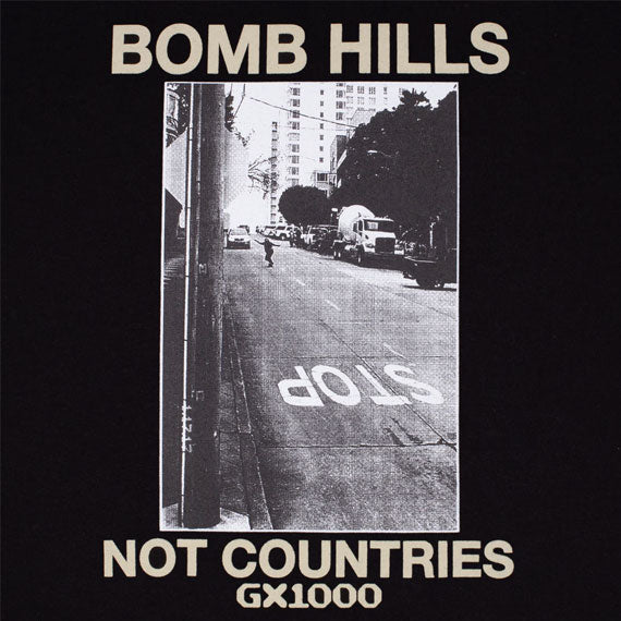 GX1000 Bomb Hills Not Countries T-Shirt Black/Tan