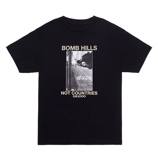 GX1000 Bomb Hills Not Countries T-Shirt Black/Tan