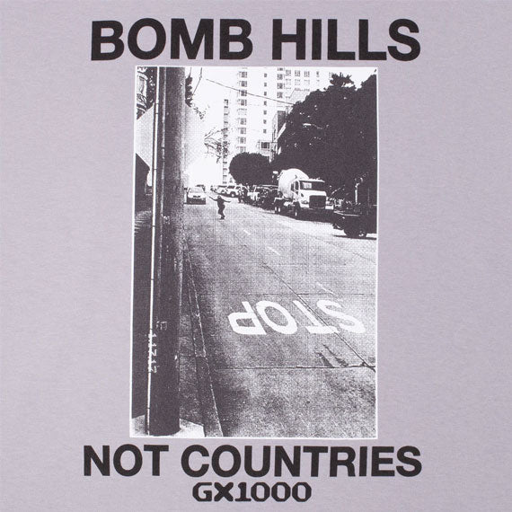 GX1000 Bomb Hills Not Countries T-Shirt Lilac Chalk