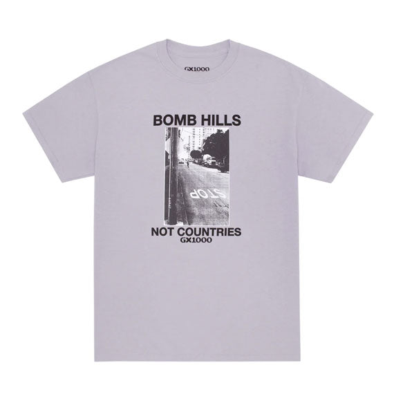 GX1000 Bomb Hills Not Countries T-Shirt Lilac Chalk