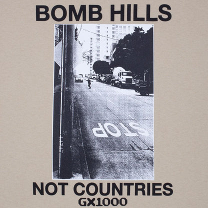 GX1000 Bomb Hills Not Countries T-Shirt Sand/Black