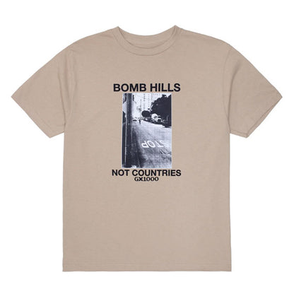 GX1000 Bomb Hills Not Countries T-Shirt Sand/Black