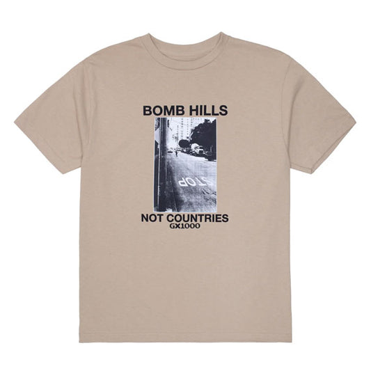 GX1000 Bomb Hills Not Countries T-Shirt Sand/Black