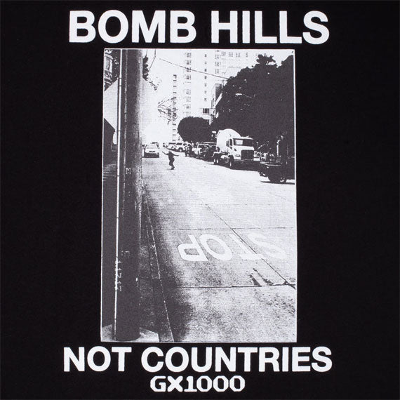 GX1000 Bomb Hills T-Shirt Black/White