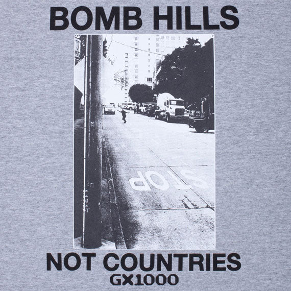 GX1000 Bomb Hills T-Shirt Heather Grey/Black