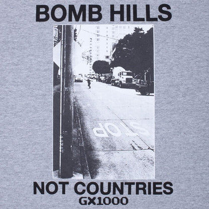 GX1000 Bomb Hills T-Shirt Heather Grey/Black