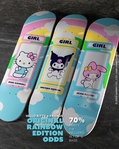 Girl Carroll Hello Kitty Rainbow Deck