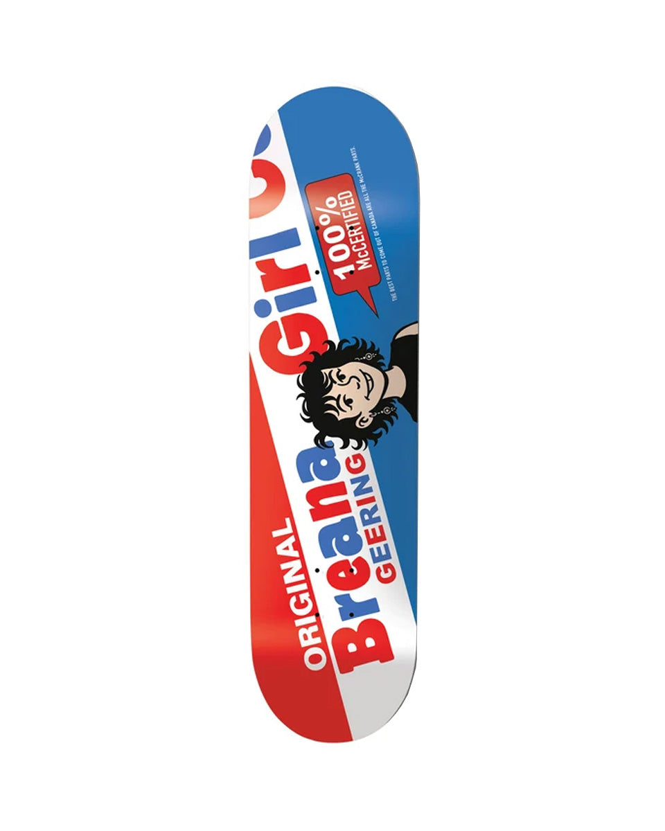 Girl Geering Bubble Gum Deck